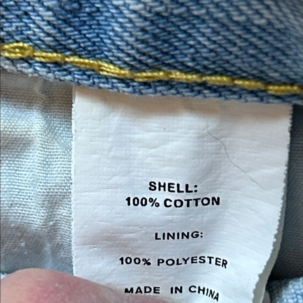 Superdown Light Wash Distressed Denim Shorts - Picture 5 of 5
